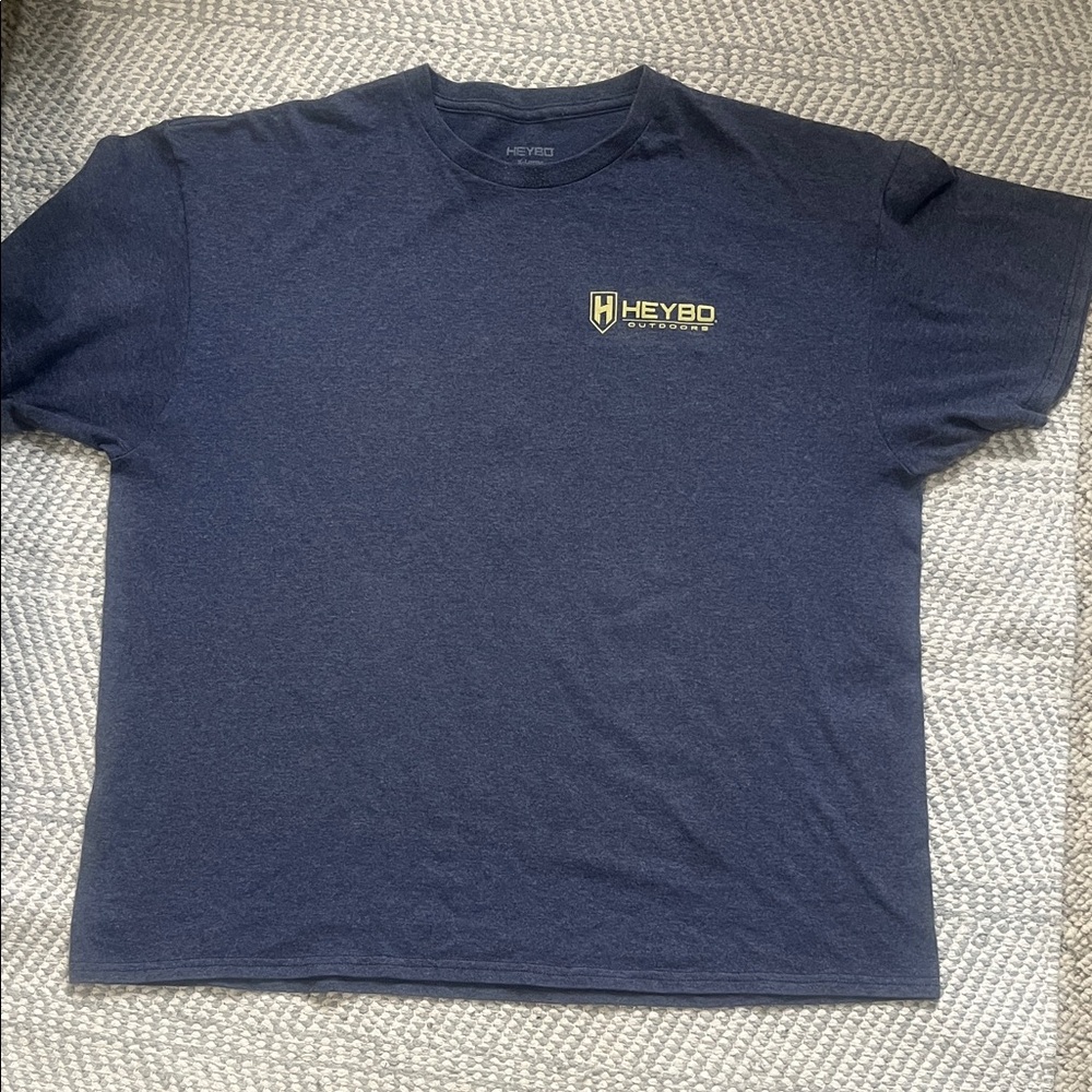 Heybo Short Sleeve Crewneck T-Shirt - Navy